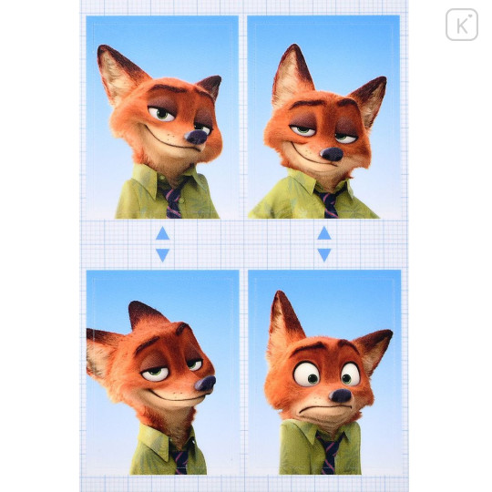 Japan Disney Store ID Photo Sticker Collection - Zootopia Nick - 3