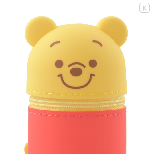 Japan Disney Store Pencil Case Pen Stand - Pooh : Smart Fit - 4