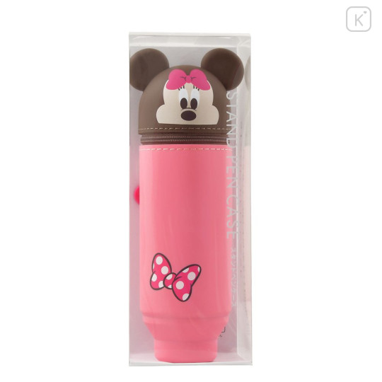 Japan Disney Store Pencil Case Pen Stand - Minnie : Smart Fit - 8