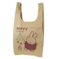 Japan Miffy Petit Eco Bag - Miffy : Light Caramel Outdoor Fun - 1