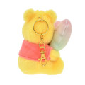 Japan Disney Store Plush Keychain - Pooh : Gradient Smiling Hug - 4
