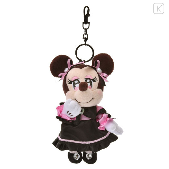 Japan Disney Store Plush Keychain - Minnie Mouse : Ver.2 Doll Style - 1