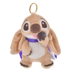 Japan Disney Store Plush Keychain - Stitch : Chocolate