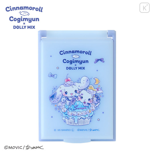 Japan Sanrio Folding Mirror - Cinnamoroll & Cogimyun : Dolly Mix - 1