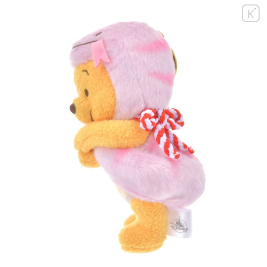 Japan Disney Store Plush Keychain - Pooh : New Year 2025 Snake Pink - 2