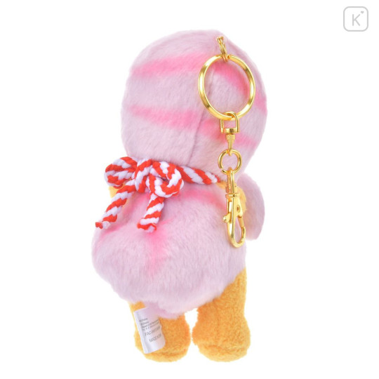 Japan Disney Store Plush Keychain - Pooh : New Year 2025 Snake Pink - 3