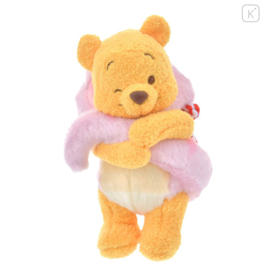 Japan Disney Store Plush Keychain - Pooh : New Year 2025 Snake Pink - 4