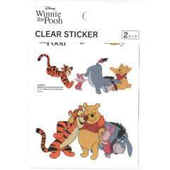 Japan Disney Vinyl Sticker - Pooh : Dear My Friends