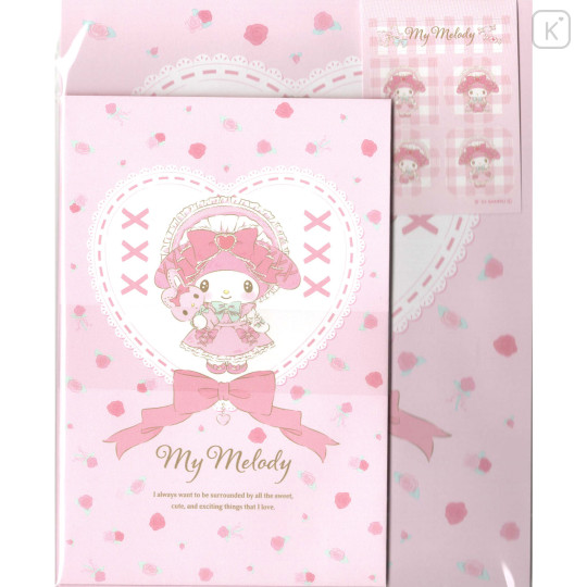Japan Sanrio Stationery Letter Set - My Melody : Lolita Pink - 1