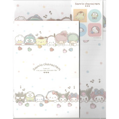 Japan Sanrio Stationery Letter Set - Characters Best Laid Back Life