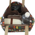 Japan Miffy Mini Tote Bag - Miffy : Black Colorful Carrot - 3