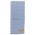 Japan Miffy Jacquard Embroidered Face Towel - Boris : Gingham Blue - 1