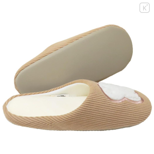 Japan Miffy Room Slippers - Miffy : Light Caramel - 2