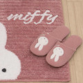 Japan Miffy Room Slippers - Miffy : Pink Striped - 3