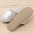Japan Miffy Room Slippers - Miffy : Grey Striped - 4