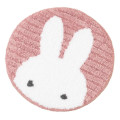Japan Miffy Fluffy Mat - Miffy : Pink Striped - 1