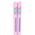 Japan Sanrio Original Chopsticks 21cm - Little Twin Stars : New Life - 2
