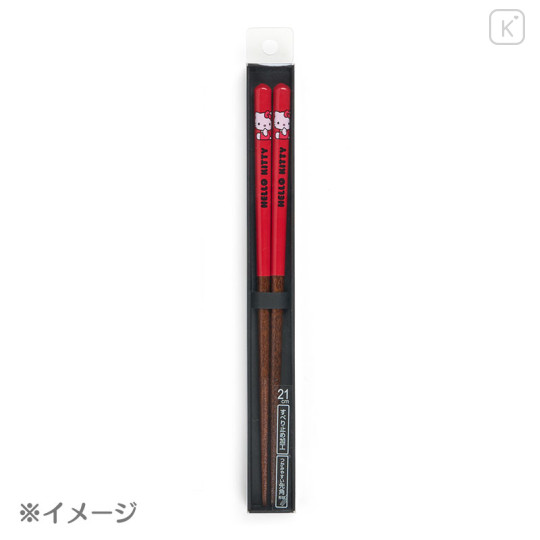 Japan Sanrio Original Chopsticks 21cm - Kuromi : New Life - 3