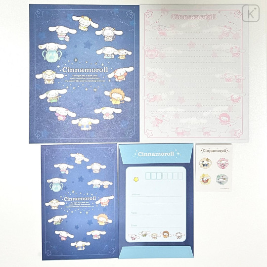 Japan Sanrio Stationery Letter Set - Cinnamoroll : Horoscope Sky - 2