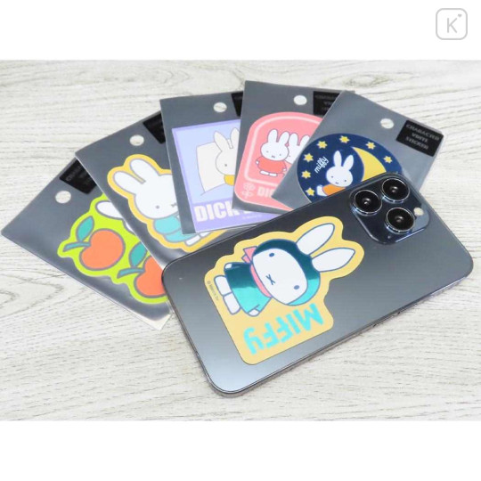 Japan Miffy Vinyl Sticker - Miffy : Friends Pink - 2