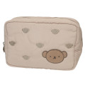 Japan Miffy Cosmetic Pouch - Boris : Milk Tea - 1