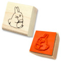 Japan Ghibli Stamp With Drawstring Bag - Totoro : Sakura Pink - 2