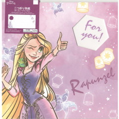 Japan Disney Folding Message Signature Board - Rapunzel : Watercolor