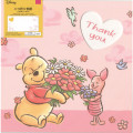 Japan Disney Folding Message Signature Board - Pooh : Love You Thank You - 1