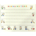 Japan Sanrio Mini Notepad - Minna No Tabo : Happy - 3