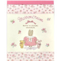 Japan Sanrio Mini Notepad - Marron Cream : My Friends Pink Rose - 1