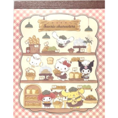 Japan Sanrio Mini Notepad - Characters Pastry Chef