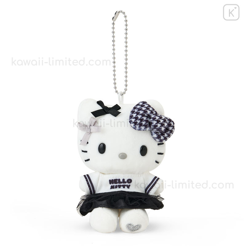 Japan Sanrio Original Mascot Holder - Hello Kitty : Monotone
