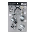 Japan Sanrio Original Charm Decoration Set - Hello Kitty : Monotone - 2