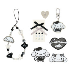 Japan Sanrio Original Charm Decoration Set - Cinnamoroll : Monotone