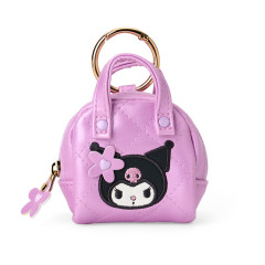 Japan Sanrio Original Mini Pouch - Kuromi : Miniature Quilt