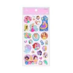 Japan Disney Hologram Sticker Sheet - Disney Princess