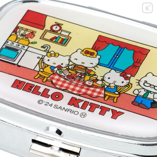 Japan Sanrio Mirror Accessory Case - Hello Kitty : Family - 4
