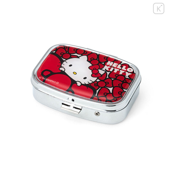 Japan Sanrio Mirror Accessory Case - Hello Kitty : Ribbon - 1