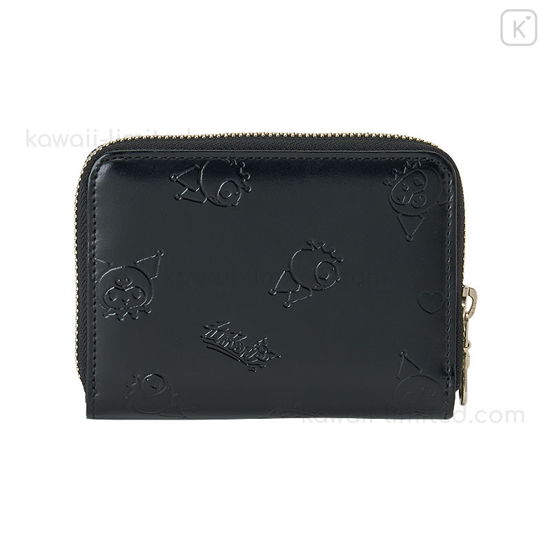 Japan Sanrio Genuine Leather Bi-fold Wallet - Kuromi | Kawaii Limited