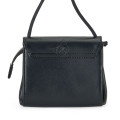 Japan Sanrio Genuine Leather Mini Pochette - Kuromi - 3