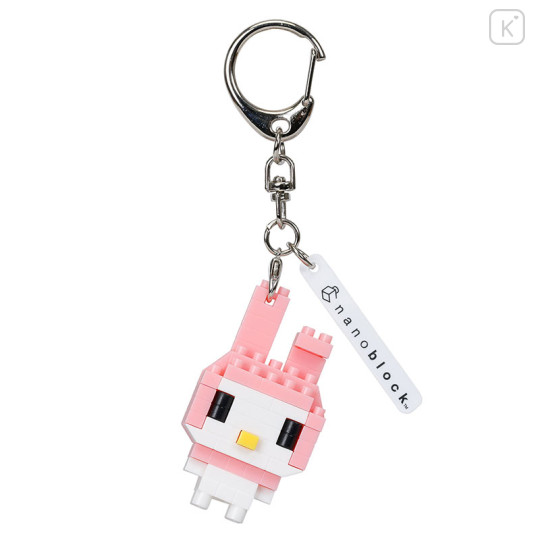 Japan Sanrio Nanoblock n-fig Keychain - My Melody - 1