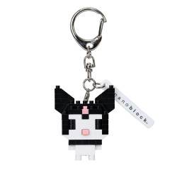 Japan Sanrio Nanoblock n-fig Keychain - Kuromi