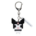 Japan Sanrio Nanoblock n-fig Keychain - Kuromi - 1
