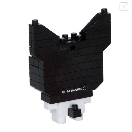 Japan Sanrio Nanoblock n-fig Keychain - Kuromi - 3