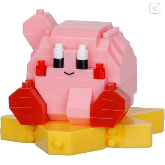 Japan Kirby Nanoblock n-fig Keychain - Kirby : Wrap Star - 4