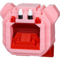 Japan Kirby Nanoblock n-fig Keychain - Kirby : Inhalation - 4