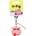 Japan Kirby Nanoblock n-fig Keychain - Kirby : Full Stomach - 2