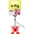 Japan Kirby Nanoblock n-fig Keychain - Kirby : Inhale - 2