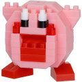 Japan Kirby Nanoblock n-fig Keychain - Kirby : Inhale - 4