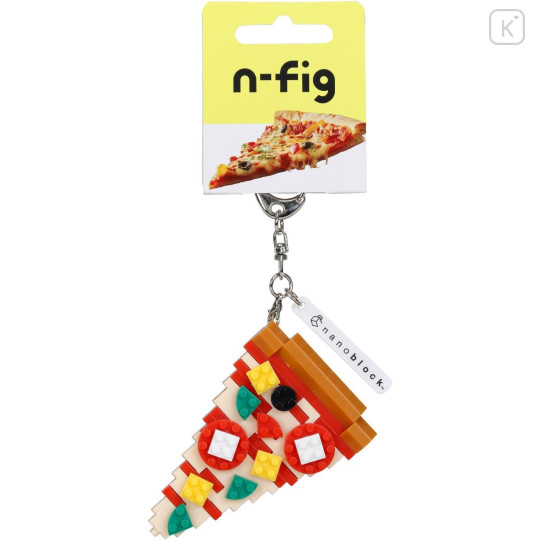 Japan Nanoblock n-fig Keychain - Pizza - 2